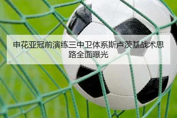 申花亚冠前演练三中卫体系斯卢茨基战术思路全面曝光